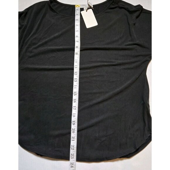 Green Envelope Womens Top Small Modal Blend Dolman 3/4 Sleeve USA Made New Tags - Picture 6 of 8